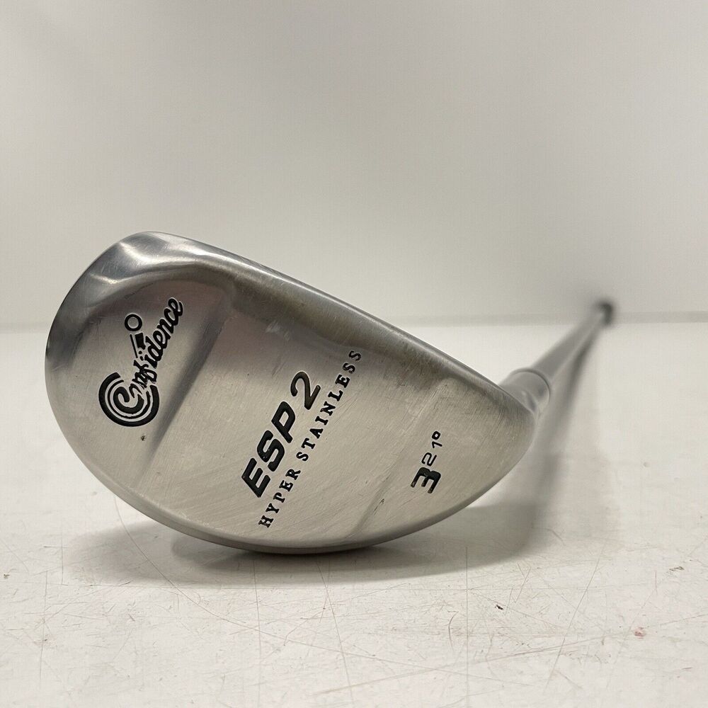 Confidence ESP2 Hyper Stainless 3 Wood Hybrid 21* R Flex Graphite Golf Club RH